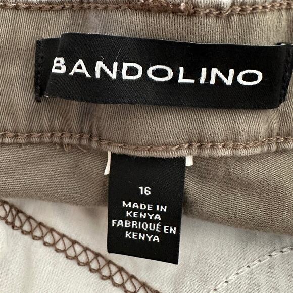 Bandolino Amy Women’s Straight Leg High Rise Green Jeans Size 16 - Picture 6 of 7